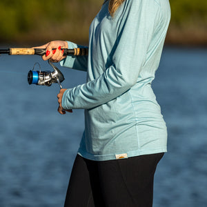 W's Sea Breeze Long Sleeve - Aqua
